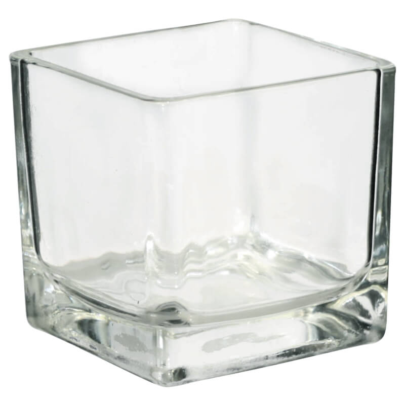 Glass Clear Cube 6X6X6Cm         