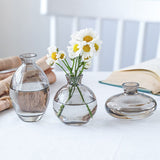 Bud Vase Grey Set/3 12Cm/9Cm/6Cm  - Image 3
