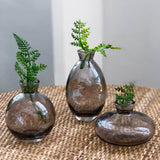 Bud Vase Grey Set/3 12Cm/9Cm/6Cm  - Image 2