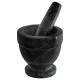 Mortar And Pestle Black 10X11Cm  