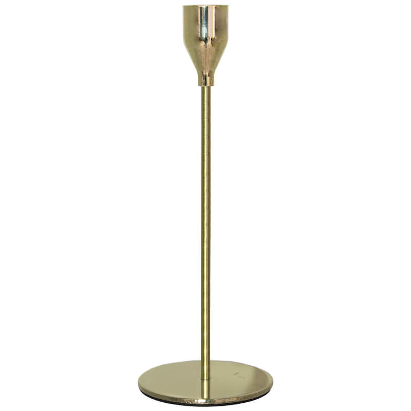 Sasha Gold Candle Stick 23Cm     