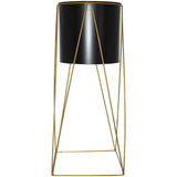 Juxton Black Plant Stand 70Cm     - Image 2