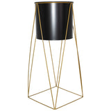 Juxton Black Plant Stand 70Cm    