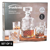5Pc Whisky Set (Decanter+4Glasses - Image 2
