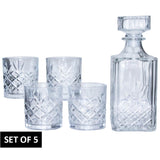 5Pc Whisky Set (Decanter+4Glasses