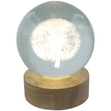 Led Ball Decor On Stand 10X10Cm  