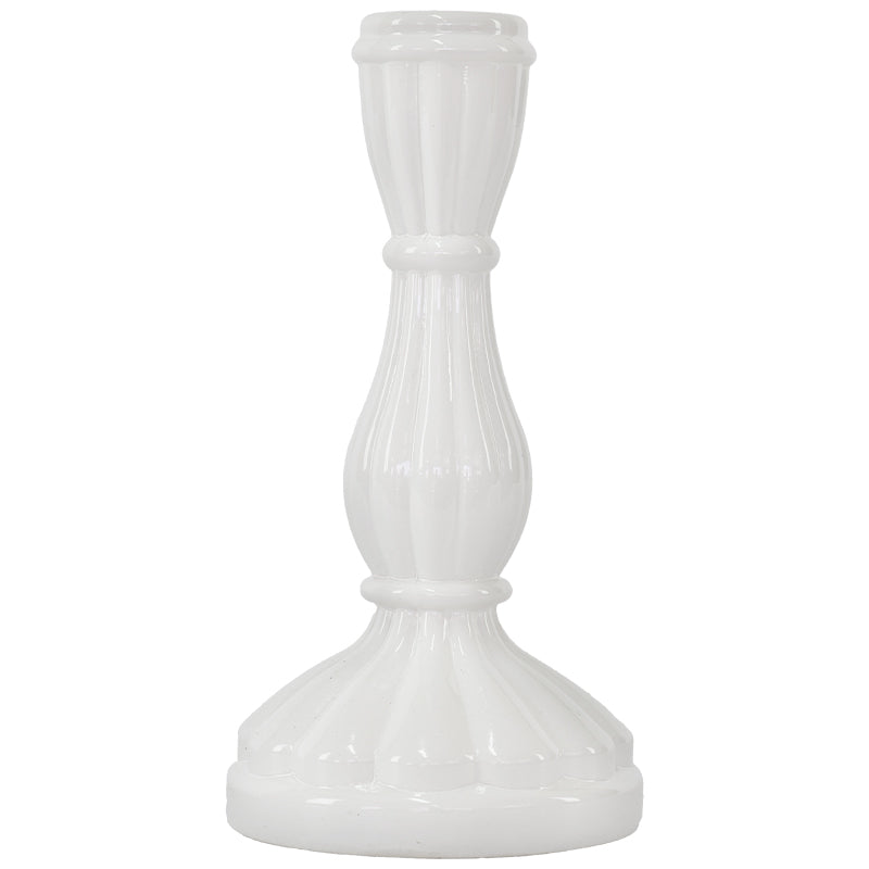 Regent White Candle Holder 17Cm  