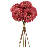 Pink Zinnia Bouquet 40Cm         
