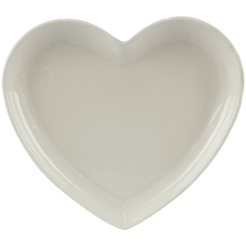 Amore Heart Trinket Plate 18X15Cm