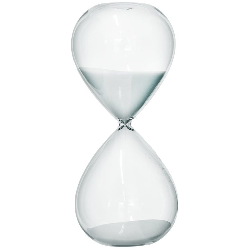 White Hourglass 25Cm (1 Hour)    