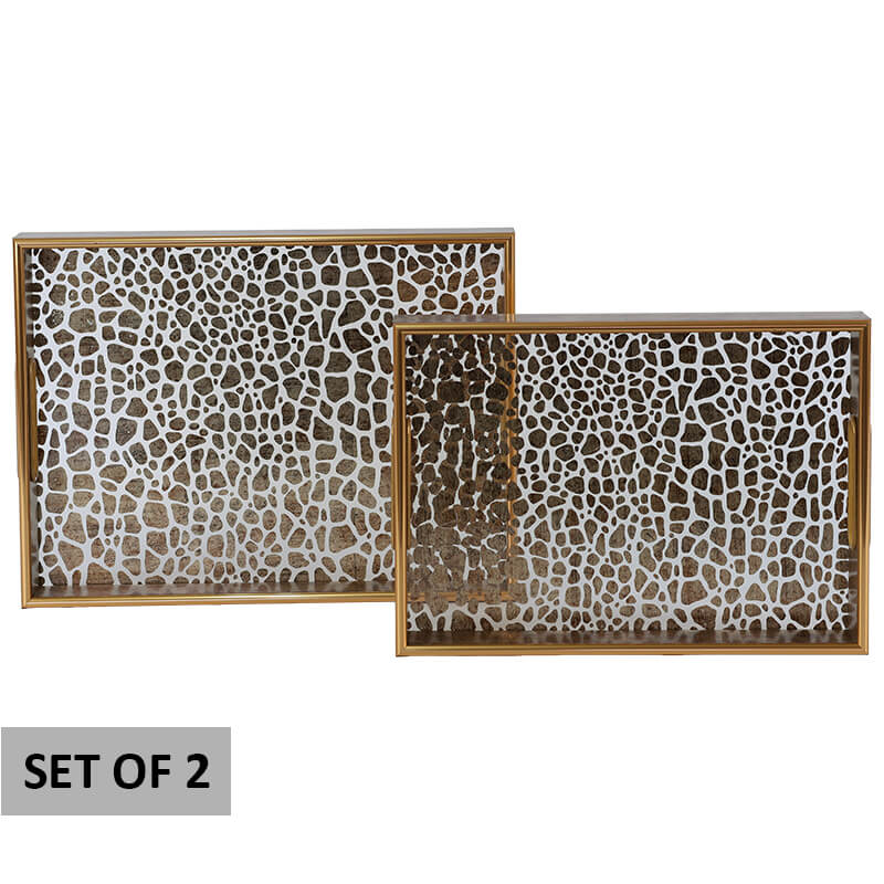 Gold Hide Tray 40X30/35X25 Set/2 