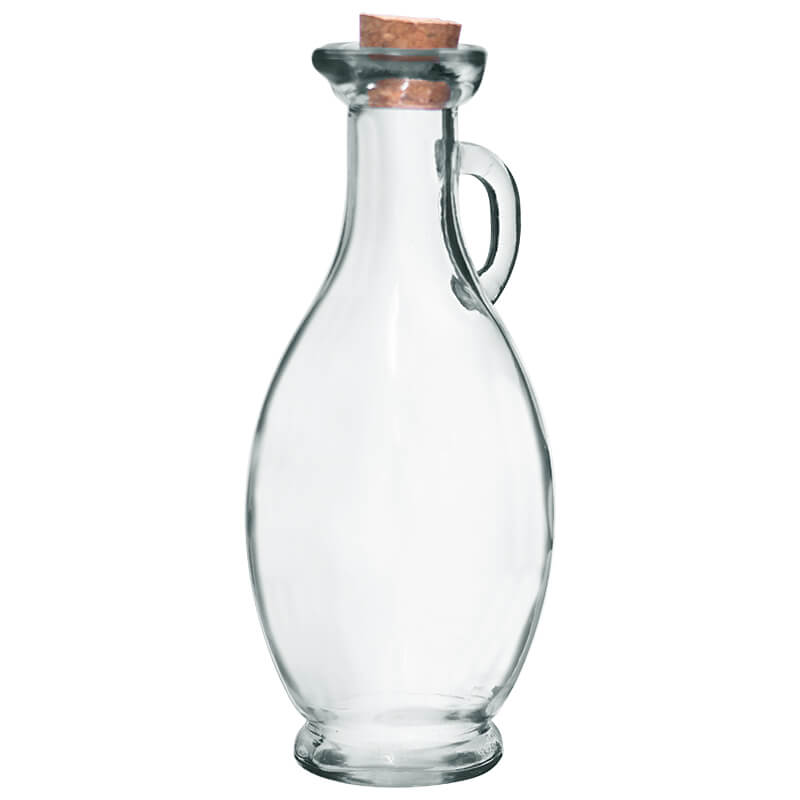 Oil/Vinegar Bottle With Cork 17Cm