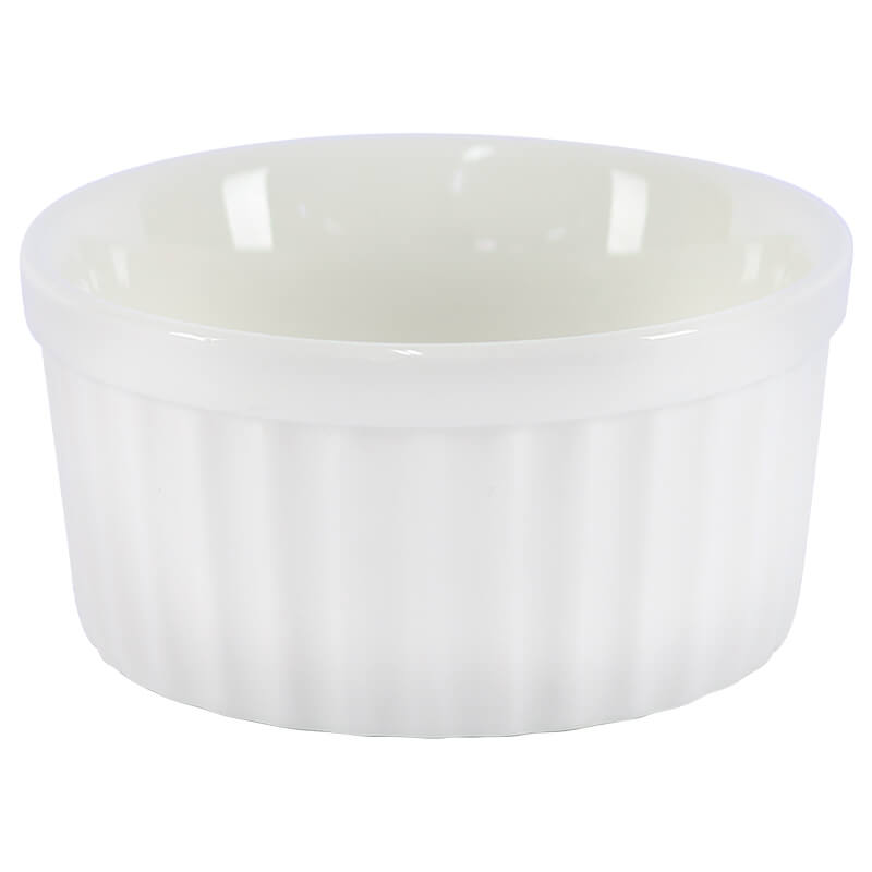White Ramekin 10X6Cm             