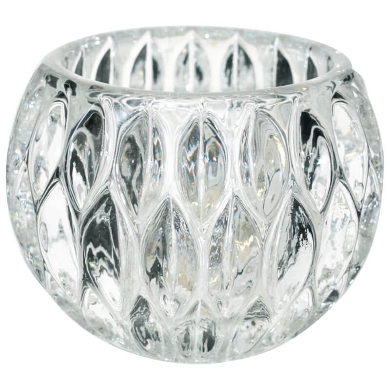 Belle Small Glass Votive 6Hx7D Cm