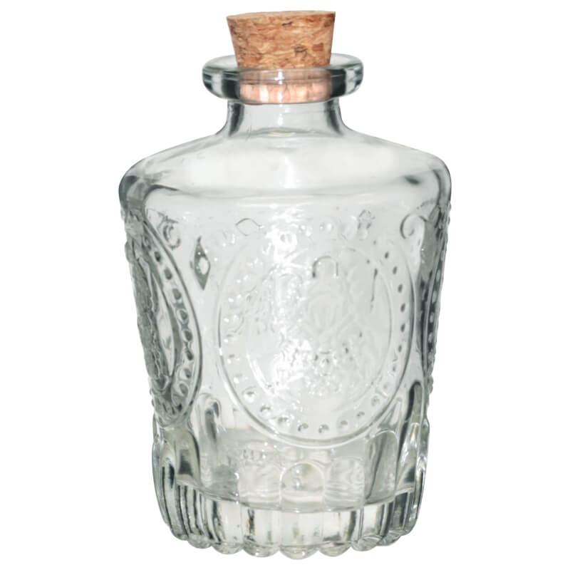 Keats Perfume Bottle/Cork Clear  