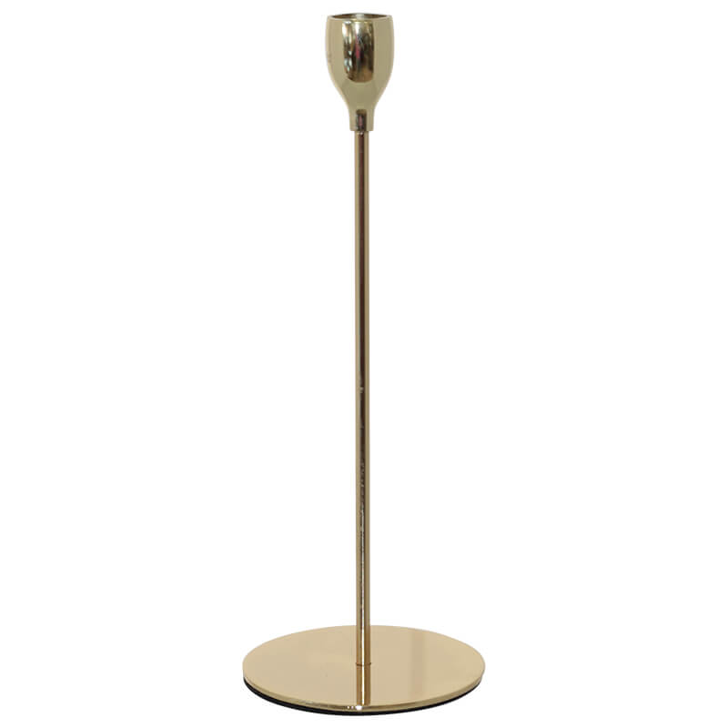 Sasha Gold Candle Stick 28Cm     