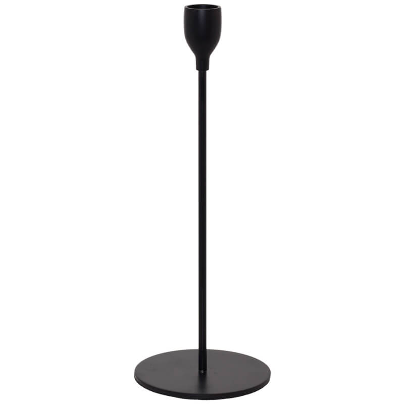 Sasha Black Candle Stick 33Cm    