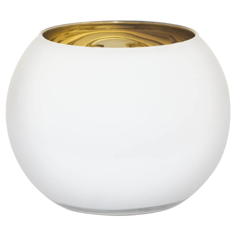 White/Gold Bubble Ball Vs 10X15Cm