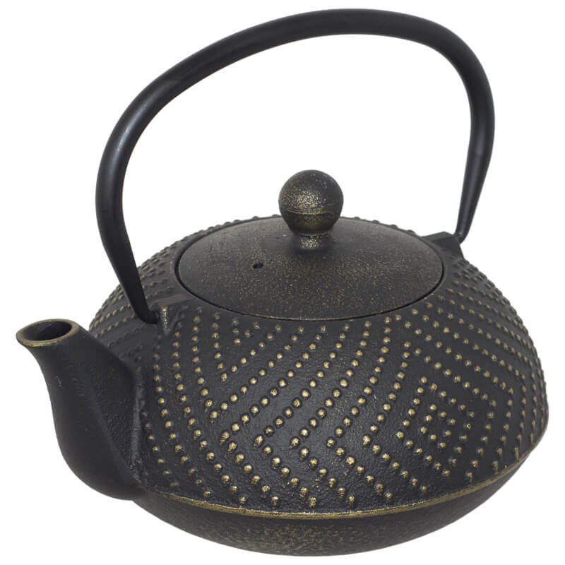 Qian Black Cast Iron Teapot 900Ml
