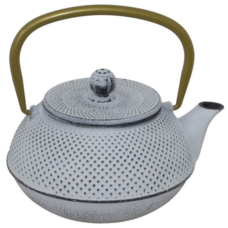 Qian White Cast Iron Teapot 800Ml