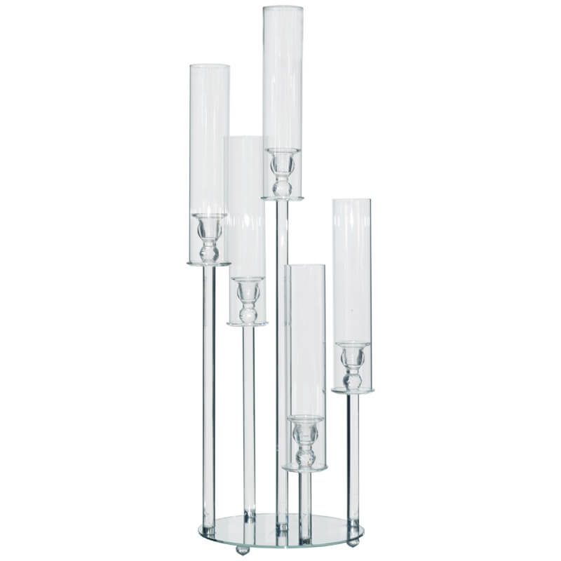 Tager Crystal 5 Arm Candle 40/80C