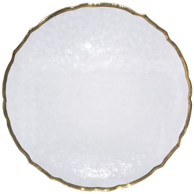 Atelier Charger Clr Gold Rim 33Cm