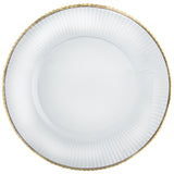 Diva Charger Plate Gold Rim 33Cm 
