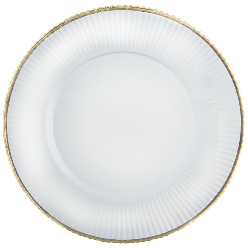 Diva Charger Plate Gold Rim 33Cm 