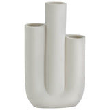 Three Pipe Ceramic Vase 16X7X28Cm