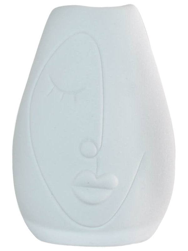 Abstract Face Vase 15Cm