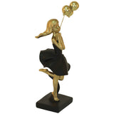 Girl Hugging Balloons 24Cm        - Image 3