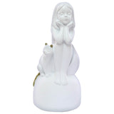 Girl Sitting On Ball W/Cat 19X10C