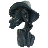 Lady With Hat 30X20X14Cm