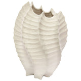 Shell Vase 24Cm Cream