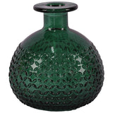 Forest Green Diamond Bud Vase 12C
