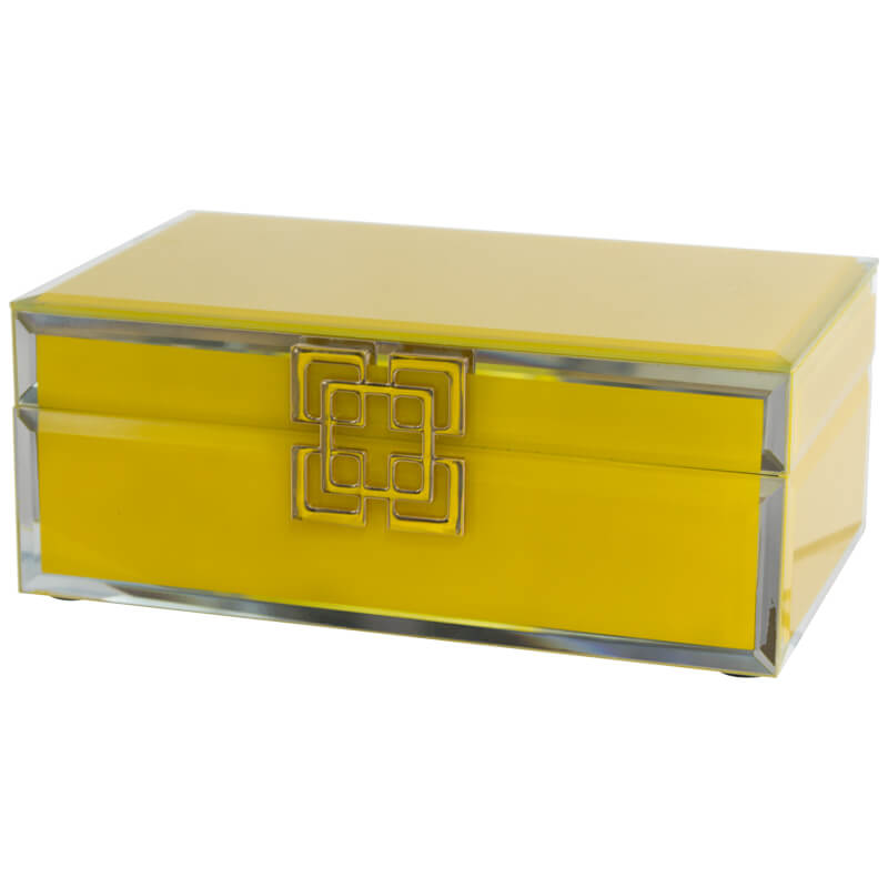 Yellow Box 20X13X8Cm             