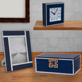 Blue/Silver Photo Frame 25X20Cm   - Image 2