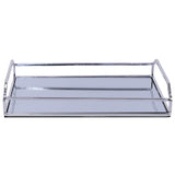 Silver Metal Mirror Tray 30X20X5C - Image 2