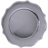 Scalloped Silver Underplate 33Cm 