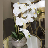 White Orchid In Bronze Pot 53Cm   - Image 2
