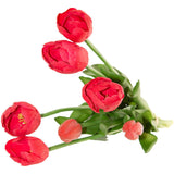 Red Tulip 7 Spray 43Cm            - Image 2