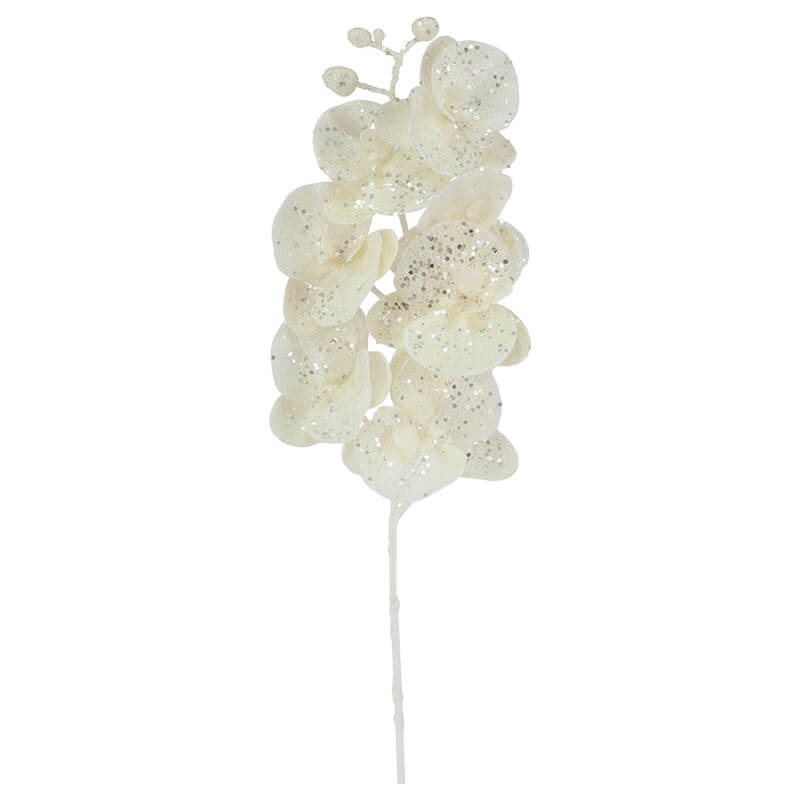 White Glitter Spray 86Cm         