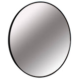Round Black Rim Mirror 80Cm       - Image 2