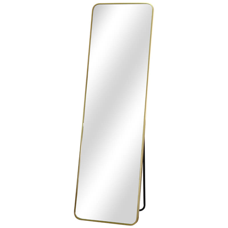 Gold Chevel Mirror 170X50Cm      