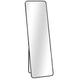 Black Chevel Mirror 170X50Cm     