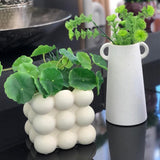Bubbles Beige Flower Pot 14X13Cm  - Image 2