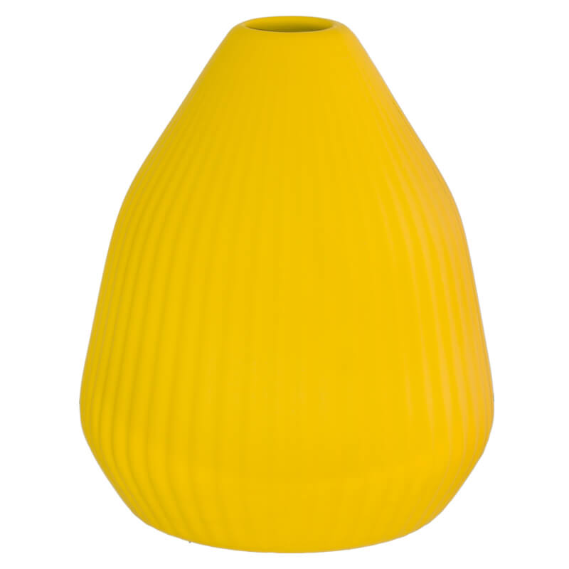 Coachella Vase 12X14Cm Yellow    