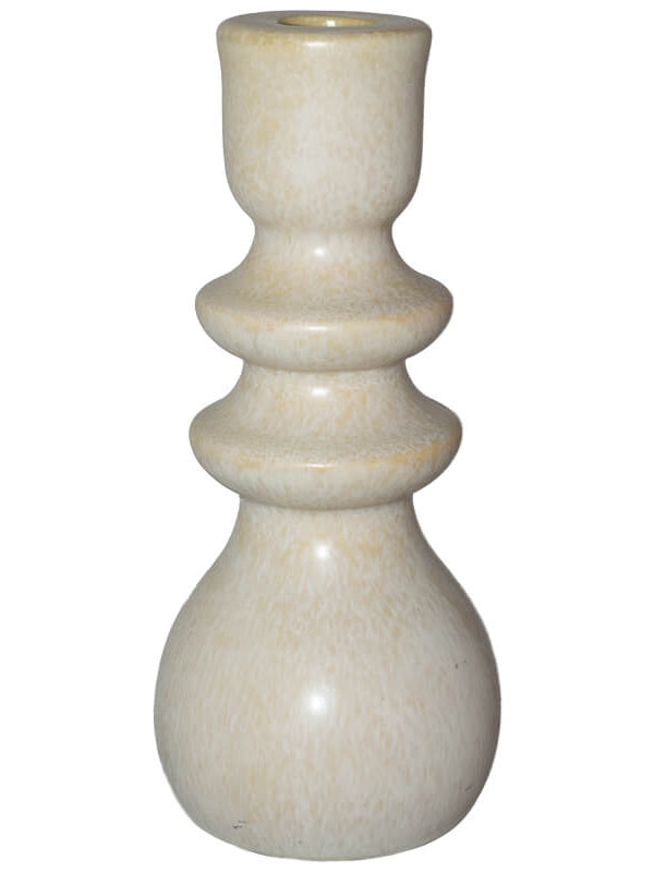 Acadia White Candle Holder 19Cm