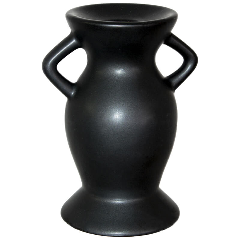Black Handled Candle Holder 13Cm 