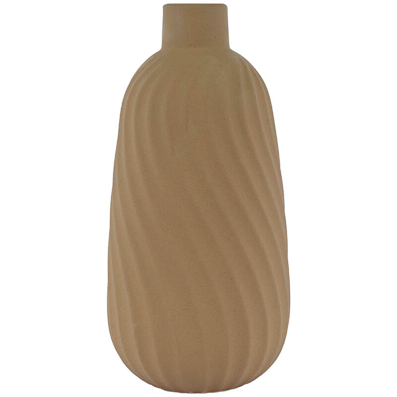 Terracotta Swirl Vase 31X15Cm    